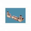 Bisque Towel Rail Valves - Double Angled Thermostatic Valve Set M