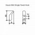 Keuco Collection Moll Towel Hook