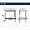 ACR Rowandale 5kW Multi fuel Stove - EcoDesign Ready