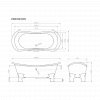 Arroll Baths - The Milan Bath - Roll Top Baths