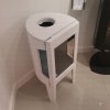 Jotul F163 Wood Burning Stove in White Enamel
