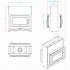 Rais 2:1 Double Sided Burning Stove