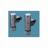 Bisque Radiator Valves - Angled Manual Valve Set D