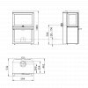 Jotul F520 3 Sided Wood Burning Stove