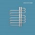 Bisque Orbit Heated Towel Rail