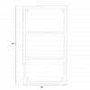 JIS - Fletching Traditional Heated Towel Rail - Satin Stainless Steel