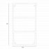 JIS - Fletching Traditional Heated Towel Rail - Satin Stainless Steel