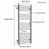 JIS - Ashdown Heated Towel Rail - Polished stainless steel