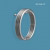 Bisque Hot Hoop Heated Towel Rail / Radiator