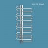 Bisque Orbit Heated Towel Rail