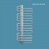 Bisque Orbit Heated Towel Rail