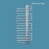 Bisque Orbit Electric Heated Towel Rail