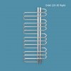 Bisque Orbit Heated Towel Rail