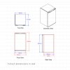 Bull BBQs Components - Refrigerator, Stainless Steel Front Panel