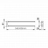 Keuco Edition 11 Twin Towel Holder