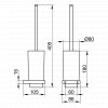 Keuco Edition 11 Toilet Brush Set