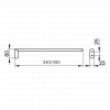 Keuco Edition 400 Single Towel Holder