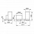 Keuco Edition 400 Double Holder with Crystal Glass Tumbler and Lotion Dispenser