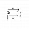 Keuco Collection Moll Grab Bar 300mm
