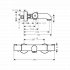 Hansgrohe Ecostat Thermostatic bath mixer 1001 CL for exposed installation