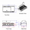 Bull Built-in 7 Burner Gas BBQ Grill - Stainless Steel
