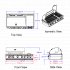 Bull Built-in 7 Burner Gas BBQ Grill - Stainless Steel