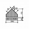 Keuco 170mm Corner Sponge Basket