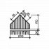 Keuco 170mm Corner Sponge Basket