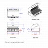 Bull Angus Built-in 4 Burner Gas BBQ Grill - Stainless Steel