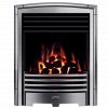 Valor Petrus Full Depth Homeflame Silver Chrome Inset Gas Fire - Natural Gas