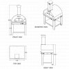 Bull BBQs - Bull Extra Large Pizza Oven & Cart - Gas Fuelled
