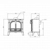 Stovax Stockton 5 Wide Multi Fuel Stove 