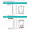 HIB Connect Portrait LED Bluebooth Illuminated Mirror With Heated Pads, Bluetooth Connectivity