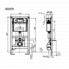 Villeroy & Boch Viconnect WC Element, Compact Depth, 95mm