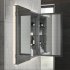 HIB Atrium Semi-Recessed Illuminated Mirrored Cabinet