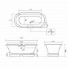 Arroll Baths - The Chaumont Bath - Roll Top Bath