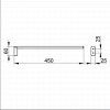Clearance - Keuco Edition 400 450mm Towel Rail