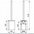 Clearance - Keuco Collection Plan Toilet Brush Set
