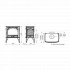 Dovre 425 Matt Black Cast Iron Gas Stove