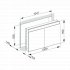 Keuco Edition 400 Recessed Mirror Cabinet - 1060 x 650mm