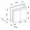 Keuco Edition 400 Recessed Mirror Cabinet - 710 x 650mm
