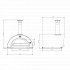 Clementi FAMILY Wood Fired Pizza Oven - Medium (80x60cm) - FREE TOOL SET