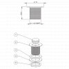Victoria & Albert KIT 12 Bath Waste For Baths Without Overflow Hole
