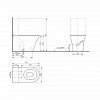 TOTO MH Floor Standing Toilet - Includes Cistern 