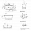 Victoria & Albert Pembroke Freestanding Bath 