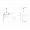Clementi PIZZA PARTY Wood Fired Pizza Oven With Preparation Table - FREE TOOL SET