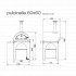 Clementi PULCINELLA Wood Fired Pizza Oven - Small (60x60cm) - FREE TOOL SET