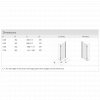 Aqata SP446 Shower Screen with Hinged Panel & Eco-Glass - Lifetime Guarantee 