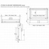 Gazco Gas Fires - Studio 2 Slimline Glass Fronted Inset Gas Fire