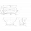 Villeroy & Boch Theano Freestanding Bath - Quaryl - 2 Sizes Available 